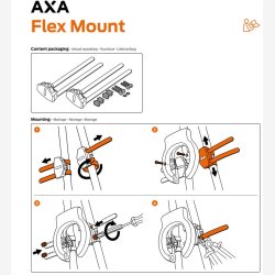 Fleksibelt ringls monteringsst Axa Flex Mount