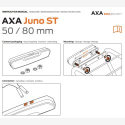 Axa baglygte Juno Steady Dynamo 80mm