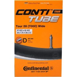 Continental slange Tour 28 (700c) Wide 28 x 1,75 - 2,50 HV 40mm