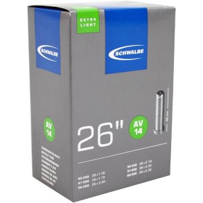 Schwalbe slange AV14 Ekstra lys 26 x 1,50 - 2,35 AV 40mm