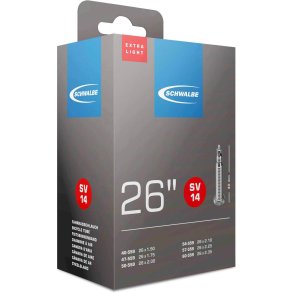 Schwalbe slange SV14 Ekstra lys 26 x 1,50 - 2,35 FV 40mm