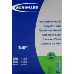 Schwalbe slange Av2a 14 x 1,75 - 2,35 AV 40mm
