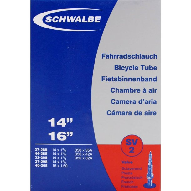 Schwalbe Bnb Sv2 14 x 1 1/4 - 16 x 1,50 FV 40mm