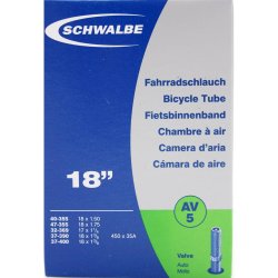 Schwalbe slange AV5 17 x 1 1/4 - 18 x 1,75 AV 40mm