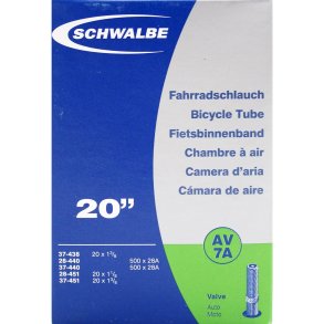Schwalbe slange AV7a 20 x 1 3/8 AV 40mm