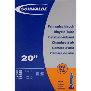 Schwalbe slange DV7A 20 X 1 3/8 HV 32mm