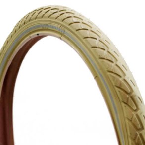 Deli Tire d�k SA-206 22 X 1,75 cremehvid med refl.