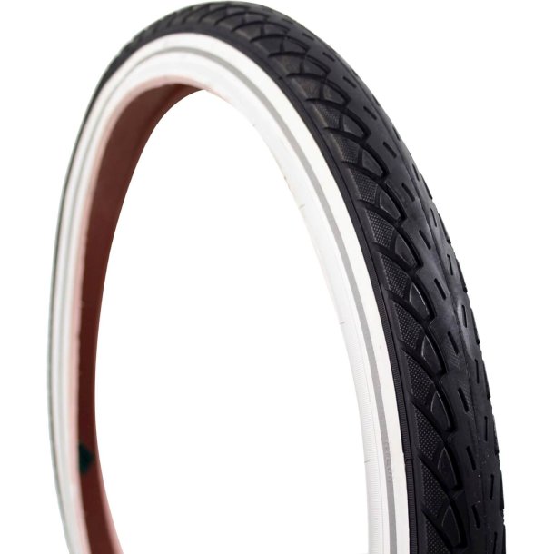 Deli Tire dk SA-206 22 X 1,75 sort/hvid med refl.