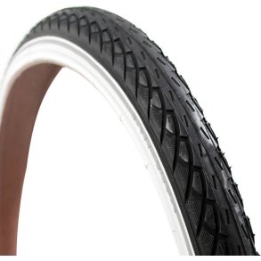 Deli Tire d�k SA-206 24 X 1,75 sort/hvid med refl.