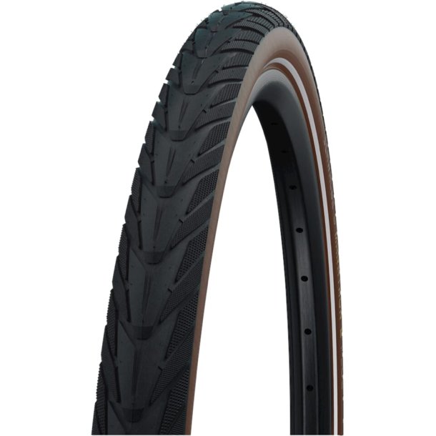 Cykeldk Schwalbe Energizer plus 28 x 1,75 sort/brun med refleks