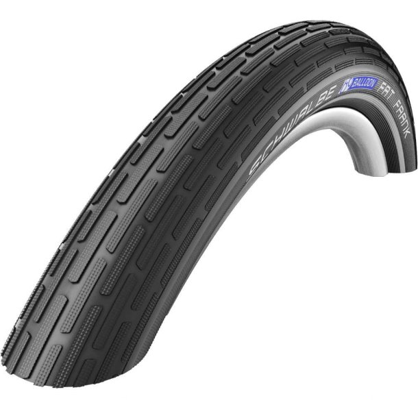 Schwalbe dæk FAT FRANK 26 X 2,35 sort med refl.