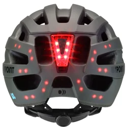 Bypoint cykelhjelm S-ERT FL 25 - mat sort - M 54-58cm