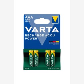 Varta batteri R03 AAA genopladeligt 1000mAh krt (4)