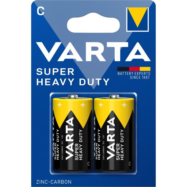 Varta batteri R14 1.5V KRT (2)