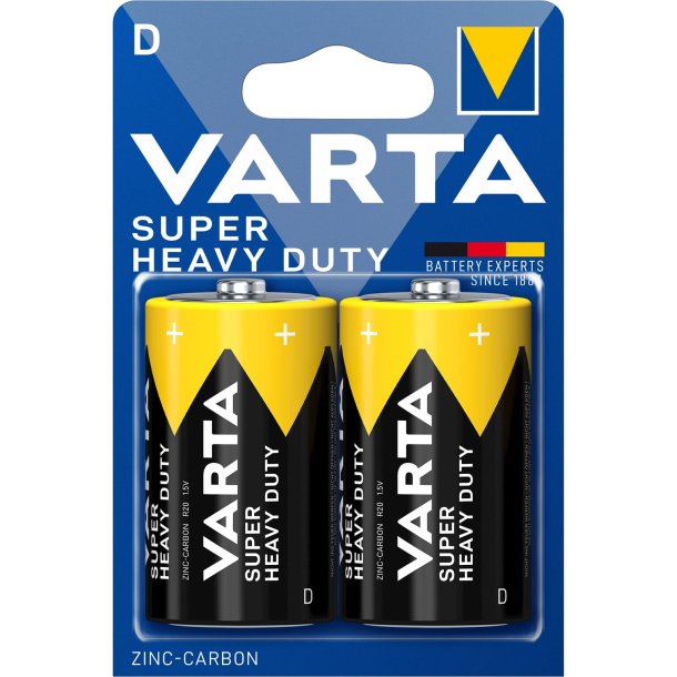 Varta batteri R20 1.5V KRT (2)