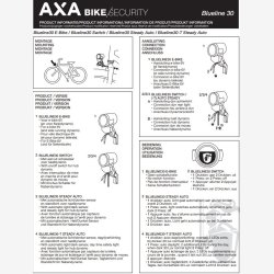 Axa forlygte Blueline elcykel 6-12v 30 lux sort