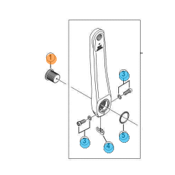  Shimano krankbolt FC6800