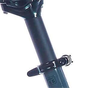 Cortina Saddle 27,2 x 350 Alu sort Matt