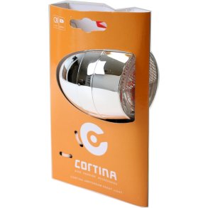Cortina forlygter Amsterdam batteriery Chrome