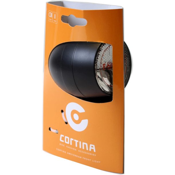 Cortina Koplamp Amsterdam e-cykel sort