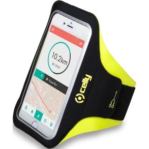 Celly sports smartphone armbnd XXL gul