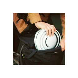 Closca foldbar cykelhjelm Loop reflekterende hvid M 56-59 cm