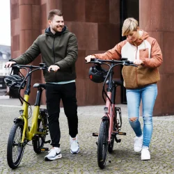 20" El Foldecykel COAST JIFO LIGHT 7-gear Honning gul