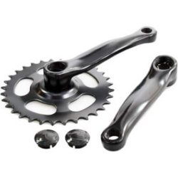 Kranks�t til b�rnecykel 32T 127 mm sort