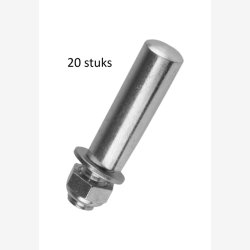 Algi krank kilebolt 9,5 x 43 mm (20 stk.)
