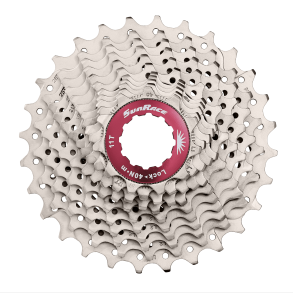 Kassette 11 ​​gear Sunrace CSRX1 11-32T - Metallisk