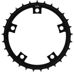 Klinge 64T Enduo Cargo 5-B 130-BCD DI2 CL-41.7-sort