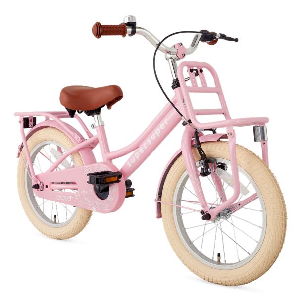 16 tommer pigecykel Cooper Super Super pink