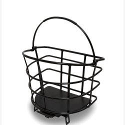 Cortina cykelkurv Tokyo AVS 30L sort halvrund 40x32x26cm