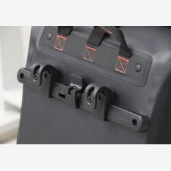 Cykeltaske New Looxs Varo enkelt 20 liter 28 x 43 x 17 cm - sort, vandtt