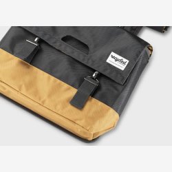 Urban Proof cykeltaske dobbelt 40L genanvendt gr gul