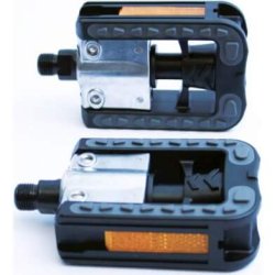 Mirage foldepedaler VP-113 9/16" med anti-slip og reflekser