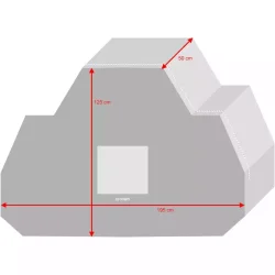 DS Covers cykelovertrk til campingvogn Eagle 2 til 2 cykler