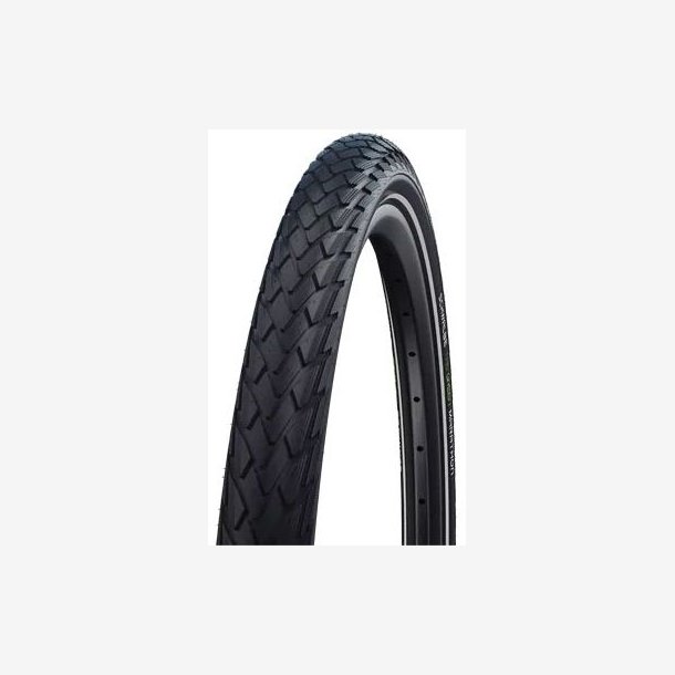 Dk Schwalbe Green Marathon GreenGuard 28 x 1,40" / 37-622 mm - sort med refleks