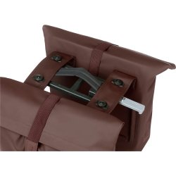 Dobbelt cykeltaske Basil City MIK 28-32 liter 12 x 30 x 33 cm - brndt brun