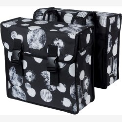 Dobbelt cykeltaske Basil Mara XL Sphere 35 liter 14 x 36 x 44 cm - sort/gr