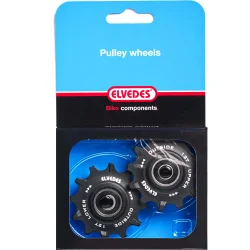 Pulley hjul s�t 2 x 12 t�nder Elvedes med standard forseglede lejer