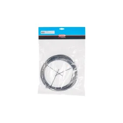 Bremsekabel Elvedes med teflonbel�gning �5,0mm / 10 meter - sort/krom (rulle)