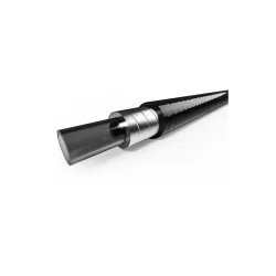Bremsekabel Elvedes med teflonbel�gning �5,0mm / 10 meter - sort/krom (rulle)