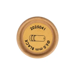 Kabelendekapper �5,0 mm PVC - sort