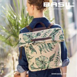 Cykeltaske Basil Ever Green 14-19 liter 28 x 16 x 35 cm - beige