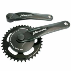 Miranda kranks�t 38T Alfa 1 skive 92mm sort