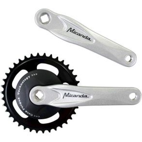 Miranda krankst 38T 170mm pedalarme Alfa 1 klinge 92mm slv