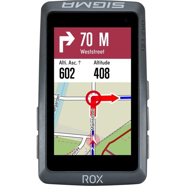 Sigma cykelcomputer ROX 12.1 EVO GPS Night Grey Basic