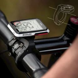 Sigma cykelcomputer ROX 4.0 GPS Hvid HR +sensoren top mount