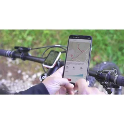 GPS cykelcomputer Sigma ROX 4.0 GPS HR + CADENCE st med overclamp Butler styrbeslag - hvid